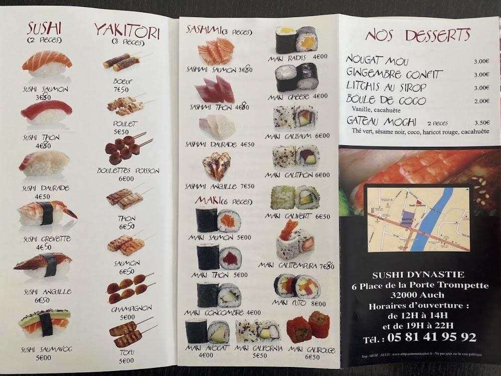 Sushi Dynastie - Menu Image 2